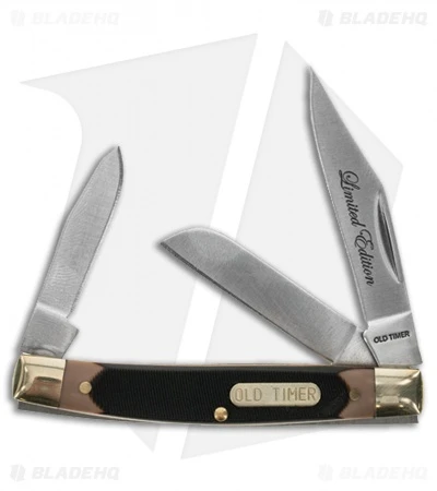 Old Timer Limited Edition 3-Piece Gift Set Fixed/Folders Black W/ Tin 5 Old Timer Limited Edition 3-Piece Gift Set Fixed/Folders Black W/ Tin - Image 3