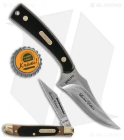Old Timer Sharpfinger & Canoe Knife Combo Limited Edition W/ Gift Tin -Schrade Old Timer Sharpfinger Canoe Knife Combo BHQ 123467 jr bottlecap