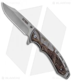 Schrade Old Timer Snowblind Camo Liner Lock Knife (3" Bead Blast) 1085930