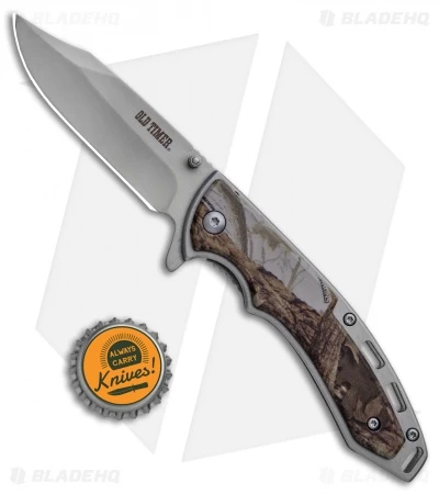 Schrade Old Timer Snowblind Camo Liner Lock Knife (3" Bead Blast) 1085930 6 Schrade Old Timer Snowblind Camo Liner Lock Knife (3" Bead Blast) 1085930 - Image 4