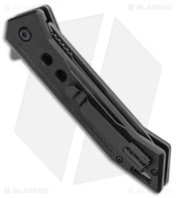 Schrade U.G. Liner Lock Knife Black G-10 (3.25" Gray Tanto) 1100044 -Schrade SCH U.G. Liner Lock Knife BlackG10 Gray Tanto BHQ 93630 kp side