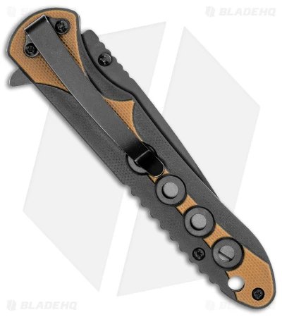 Schrade Ultra Glide 3.5" Liner Lock Knife Tan/Black (3.5" Black) 4 Schrade Ultra Glide 3.5" Liner Lock Knife Tan/Black (3.5" Black) - Image 2