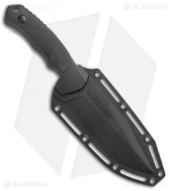 Schrade Steel Driver Clip Point Fixed Blade Knife Black G-10 (5" Black AUS-8) -Schrade Schrade Black Mod DP Fixed AUS 8 G 10 Black BHQ 125129 jr sheath