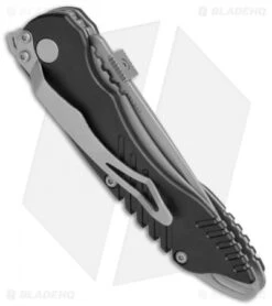 Schrade Extreme Survival Spring Assisted Knife Black ABS (3" Bead Blast) SCHA1 -Schrade Schrade Extreme Survival Black ABS BB SCHA1 BHQ 2830 jr side