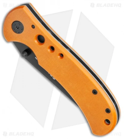 Schrade SCH1110 Liner Lock Folding Knife Orange (3.2" Black) 4 Schrade SCH1110 Liner Lock Folding Knife Orange (3.2" Black) - Image 2