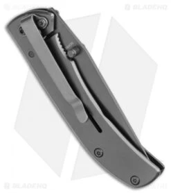 Schrade Folding Knife Frame Lock Knife Stainless Steel (2.625" Gray) -Schrade Schrade Folder Part Serrated SCH50SCP BHQ 111761 LS Side