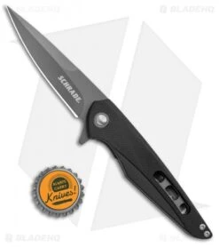 Schrade Kinetic Liner Lock Knife Black G-10 (3.25" Black) -Schrade Schrade G 10 UG CP Folding 1136038 BHQ 125134 jr bottlecap