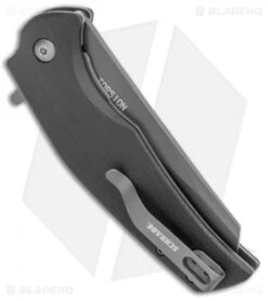 Schrade Torsion Liner Lock Knife Black G-10 (3.5" Black) 8 Schrade Torsion Liner Lock Knife Black G-10 (3.5" Black) -Schrade Schrade G 10 UG Sheepsfoot Folding 1136037 BHQ 125133 jr side