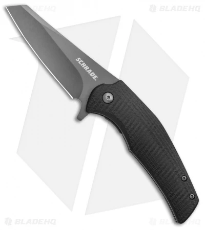 Schrade Torsion Liner Lock Knife Black G-10 (3.5" Black) 3 Schrade Torsion Liner Lock Knife Black G-10 (3.5" Black)