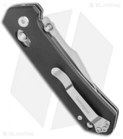 Schrade Divergent Pivot Lock Knife Black G-10 (3.25" Satin) 8 Schrade Divergent Pivot Lock Knife Black G-10 (3.25" Satin) -Schrade Schrade G 10 UG Slingshot Drop Black Satin 1136032 BHQ 125131 jr side