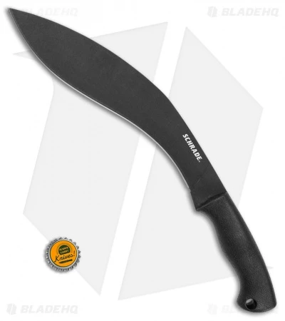 Schrade Gurkha Kukri Machete Fixed Blade (12.75" Black) SCHGK1 5 Schrade Gurkha Kukri Machete Fixed Blade (12.75" Black) SCHGK1 - Image 3