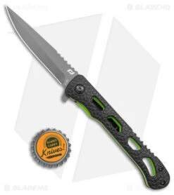 Schrade Inert CLR Liner Lock Knife Black Aluminum (3.5" Gray) 9 Schrade Inert CLR Liner Lock Knife Black Aluminum (3.5" Gray) -Schrade Schrade Inert CLR LL black aluminum Gray BHQ 140096 jr bottlecap