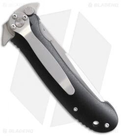 Schrade Liner Lock Knife Black Al (3.5" Bead Blast Serr) SCH223S 6 Schrade Liner Lock Knife Black Al (3.5" Bead Blast Serr) SCH223S -Schrade Schrade LL Black Alum BB Serr SCH223S BHQ 61936 jr side