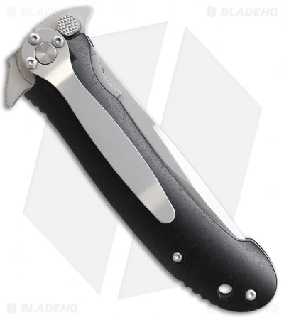 Schrade Liner Lock Knife Black Al (3.5" Bead Blast Serr) SCH223S 4 Schrade Liner Lock Knife Black Al (3.5" Bead Blast Serr) SCH223S - Image 2