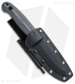 Schrade Large Frontier Fixed Blade W/ Ferro Rod (4.3" Black SW) SCHF56LM -Schrade Schrade Large Frontier Ferro Rod Micarta Black SW SCHF56LM BHQ 67478 jr sheath