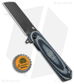 Schrade Lateral Frame Lock Knife Gray/Black G-10 (3.25" Black) -Schrade Schrade Lateral FL Green Black G 10 Black BHQ 140063 jr bottlecap