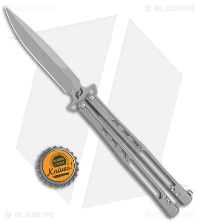 Schrade Alpha Alkemyst Balisong Butterfly Knife Stainless Steel (4.5" BB) 6 Schrade Alpha Alkemyst Balisong Butterfly Knife Stainless Steel (4.5" BB) - Image 4