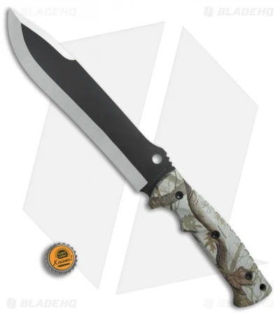 Schrade Mini Machete Fixed Blade Knife Camo (8.75" Black) 6 Schrade Mini Machete Fixed Blade Knife Camo (8.75" Black) - Image 4
