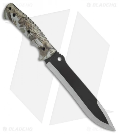 Schrade Mini Machete Fixed Blade Knife Camo (8.75" Black) 4 Schrade Mini Machete Fixed Blade Knife Camo (8.75" Black) - Image 2