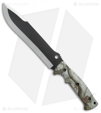 Schrade Mini Machete Fixed Blade Knife Camo (8.75" Black) 3 Schrade Mini Machete Fixed Blade Knife Camo (8.75" Black)