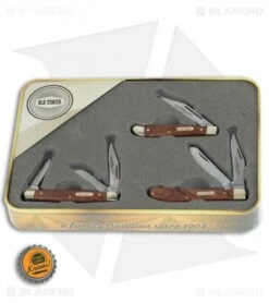 Schrade Old Timer Rosewood Brass 3-Piece Knife Set 1130063 9 Schrade Old Timer Rosewood Brass 3-Piece Knife Set 1130063 -Schrade Schrade OT Rosewood Brass 3 Piece Set BHQ 116722 jr bottlecap
