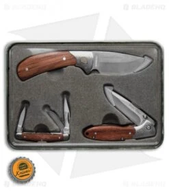 Schrade Old Timer Rosewood Geo 3-Piece Knife Set 1130065 -Schrade Schrade OT Rosewood Geo 3 Piece Set BHQ 116723 jr bottlecap