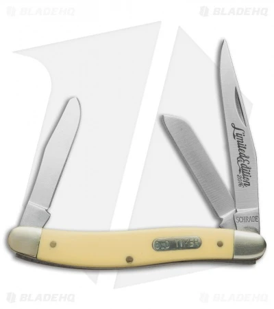 Schrade Old Timer Limited Edition Pocket Knife Gift Set Yellow (Set Of 3) 4 Schrade Old Timer Limited Edition Pocket Knife Gift Set Yellow (Set Of 3) - Image 2