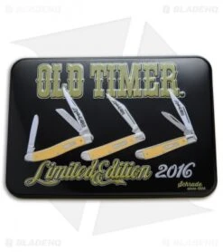 Schrade Old Timer Limited Edition Pocket Knife Gift Set Yellow (Set Of 3) 11 Schrade Old Timer Limited Edition Pocket Knife Gift Set Yellow (Set Of 3) -Schrade Schrade Old Timer Lim Gift Set Yellow SCPROM 16 20CP BHQ 50615 jr tin