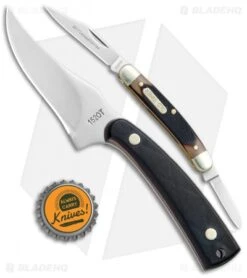 Schrade Old Timer Sharpfinger And Minuteman Knife Set (Set Of 2) OTP17-23CP -Schrade Schrade Old Timer Sharpfinger Minuteman Set of 2 OTP17 23CP BHQ 75980 jr bottlecap 2