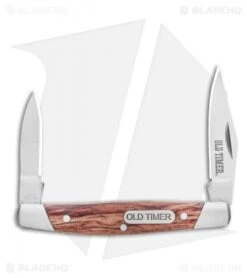 Schrade Old Timer 3-Piece Rosewood Handle Folder Knife Set 1135033 -Schrade Schrade Ot 3Pc Wood Handler Folder Com BHQ 117105 LS Third