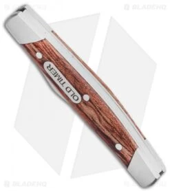 Schrade Old Timer 3-Piece Rosewood Handle Folder Knife Set 1135033 -Schrade Schrade Ot 3Pc Wood Handler Folder Com BHQ 117105 LS Third Spine