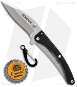 Schrade Pocket Protector Frame Lock Knife Black (2.5" Bead Blast) 7 Schrade Pocket Protector Frame Lock Knife Black (2.5" Bead Blast) -Schrade Schrade Pocket Protector FL Black BB SCH222BK BHQ 61932 jr bottlecap