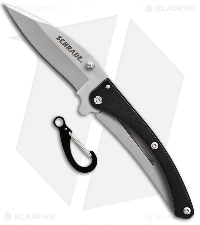 Schrade Pocket Protector Frame Lock Knife Black (2.5" Bead Blast) 3 Schrade Pocket Protector Frame Lock Knife Black (2.5" Bead Blast)