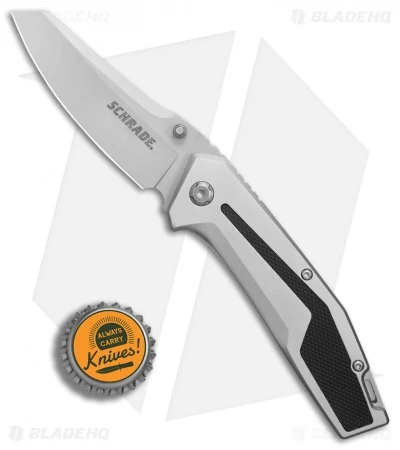 Schrade SCH705 Liner Lock Knife Aluminum/Rubber (3" Bead Blast) 1084289 6 Schrade SCH705 Liner Lock Knife Aluminum/Rubber (3" Bead Blast) 1084289 - Image 4