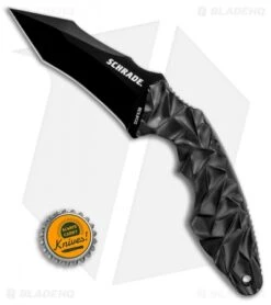 Schrade SCHF63B Tanto Fixed Blade Knife (3.5" Black) -Schrade Schrade SCHF63B tanto black BHQ 62047 er size