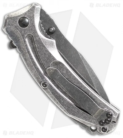 Schrade Stonewash Liner Lock Knife (3.5" Black SW) SCH504 4 Schrade Stonewash Liner Lock Knife (3.5" Black SW) SCH504 - Image 2