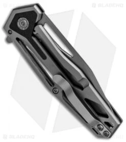 Schrade Cage Skeletonized Frame Lock Knife Gray (2.75" Gray)1084283 -Schrade Schrade Sch702 Cage W G 10 Ug Ti 1084283 BHQ 81870 jr side