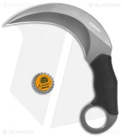 Schrade Shasta Mc'Nasty Karambit Fixed Blade Knife (5.5" Gray) -Schrade Schrade Shasta McNasty karambit gray BHQ 61894 jr bottlecap