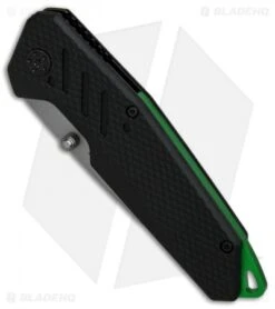 Schrade Tanto Liner Lock Knife Black Rubber (3" Bead Blast) 1084293 -Schrade Schrade Tanto Black Rubber BB BHQ 81958 er spine