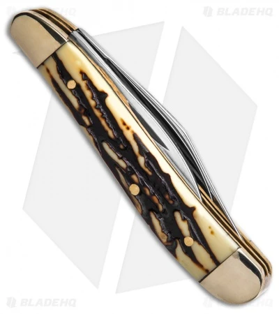 Schrade Uncle Henry 2pc. Modified Drop Point Fixed Blade/Folder Combo 8 Schrade Uncle Henry 2pc. Modified Drop Point Fixed Blade/Folder Combo - Image 6