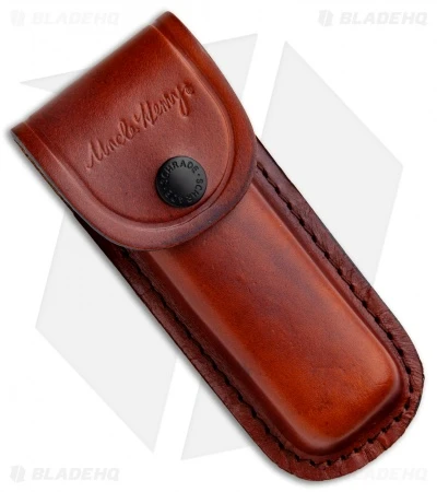 Schrade Uncle Henry Papa Bear Traditional Pocket Knife 5" Brown Staglon SCHLB8 6 Schrade Uncle Henry Papa Bear Traditional Pocket Knife 5" Brown Staglon SCHLB8 - Image 4