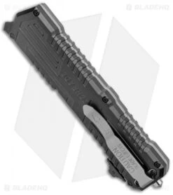 Schrade Viper OTF Assisted Opening Knife (3.5" Black) SCHOTF3B -Schrade Schrade Viper OTF Assisted Opening Knife Black SCHOTF3B BHQ 11577 jr side