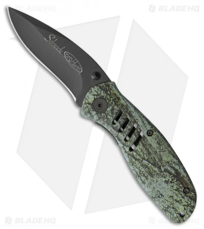 Schrade Pro Hunter Liner Lock Knife Green Camo FRN (3" Black) SCHST6CCP 3 Schrade Pro Hunter Liner Lock Knife Green Camo FRN (3" Black) SCHST6CCP