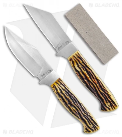 Uncle Henry 2 Piece Fixed Blade Knife Gift Set W/ Sharpening Stone 3 Uncle Henry 2 Piece Fixed Blade Knife Gift Set W/ Sharpening Stone