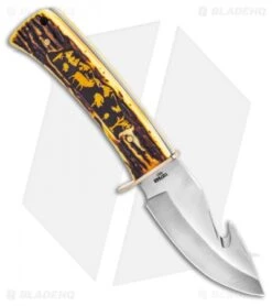 Uncle Henry 3 Piece Elk Fixed Blade Knife Set 14 Uncle Henry 3 Piece Elk Fixed Blade Knife Set -Schrade Uncle Henry 3pc Fixed Elk Gift Set BHQ 123478 td knife 3 spine