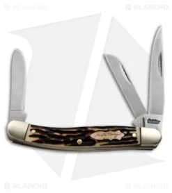 Schrade Uncle Henry Premium Stockman Knife 3.5" Staglon 897UH