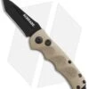 Schrade Mini Extreme Survival Tanto Automatic Knife Tan (2.5" Black) SC60MBRT -Schrade schrade extreme survival tanto tan sc60mbrt