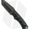 Schrade SCHF15 Knife Modified Tanto Fixed Blade (3.4" Black Plain) -Schrade schrade fixed schf15