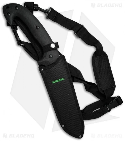 Schrade Frontier SCHF43 Jessica X Fixed Blade Knife Black TPE (9" Black) 5 Schrade Frontier SCHF43 Jessica X Fixed Blade Knife Black TPE (9" Black) - Image 3