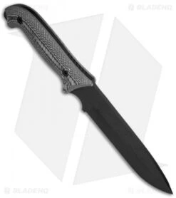 Schrade Frontier SCHF52M Fixed Blade Knife Black/Gray Micarta (7" Black) -Schrade schrade fixed schf52m cm spine